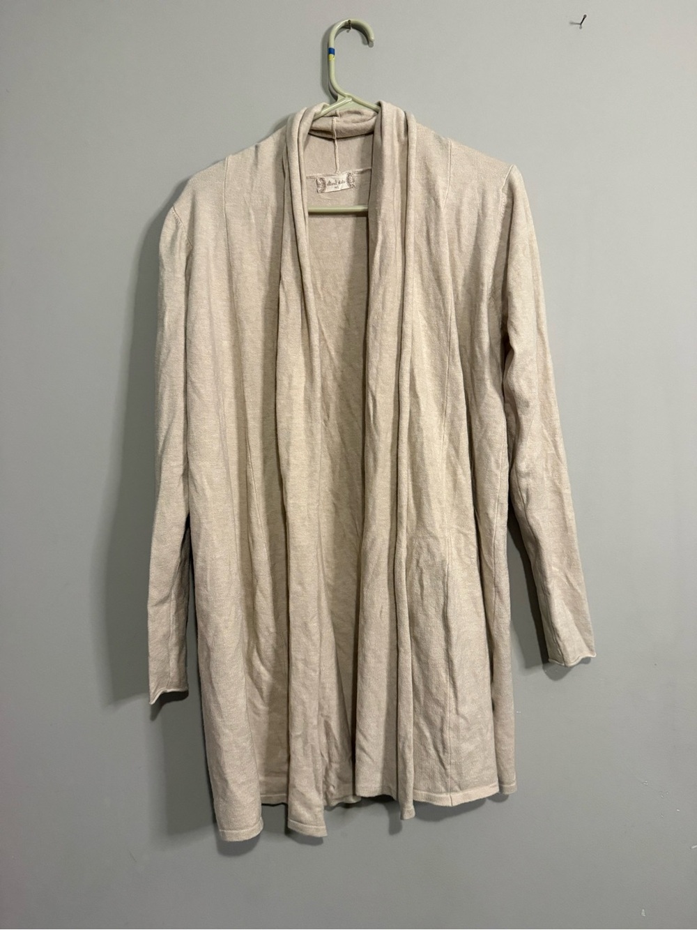 Altar’d State Light Beige Open-Front Women’s Cardigan Sweater